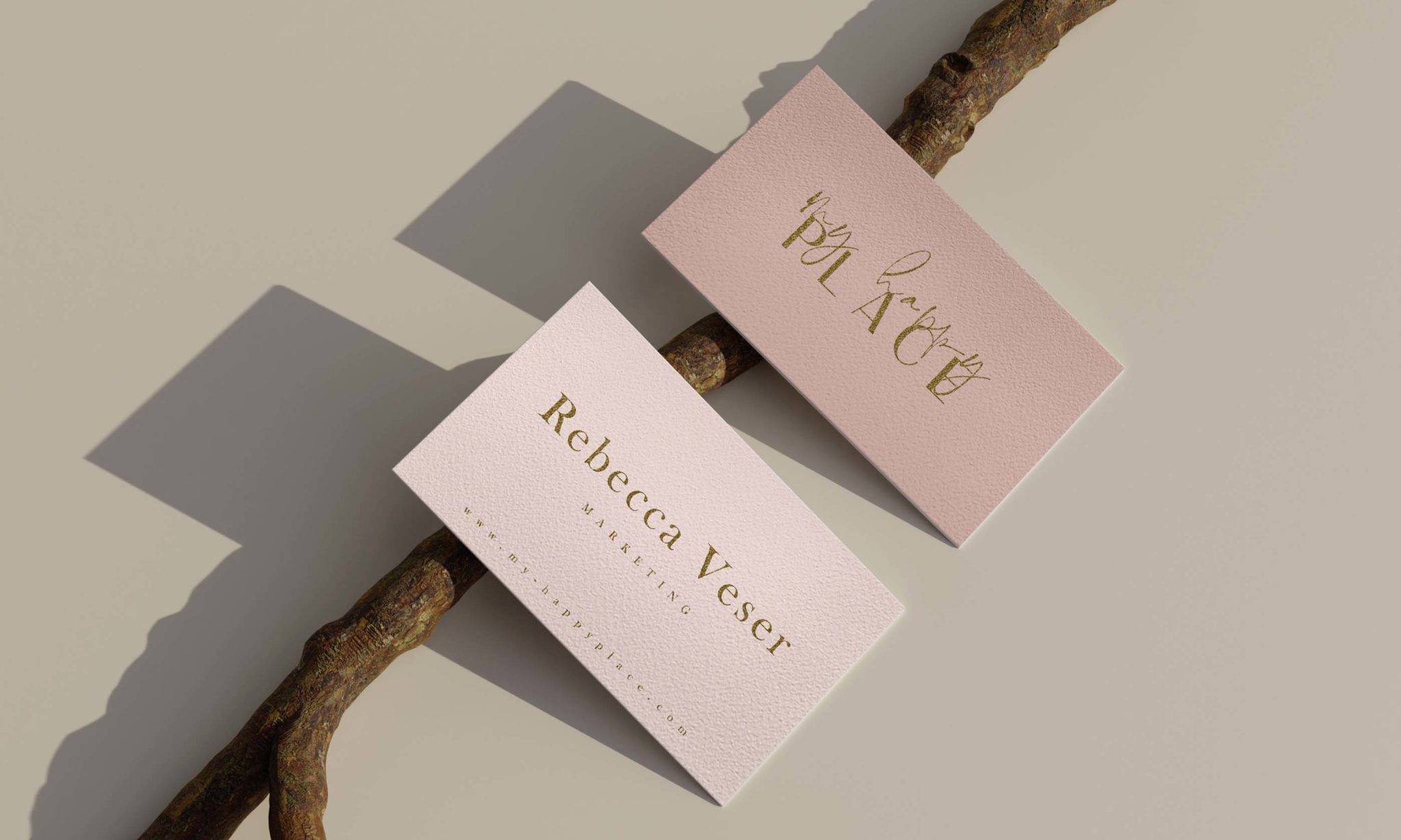 Printdesign Visitenkarte - MyHappyPlace (CH)