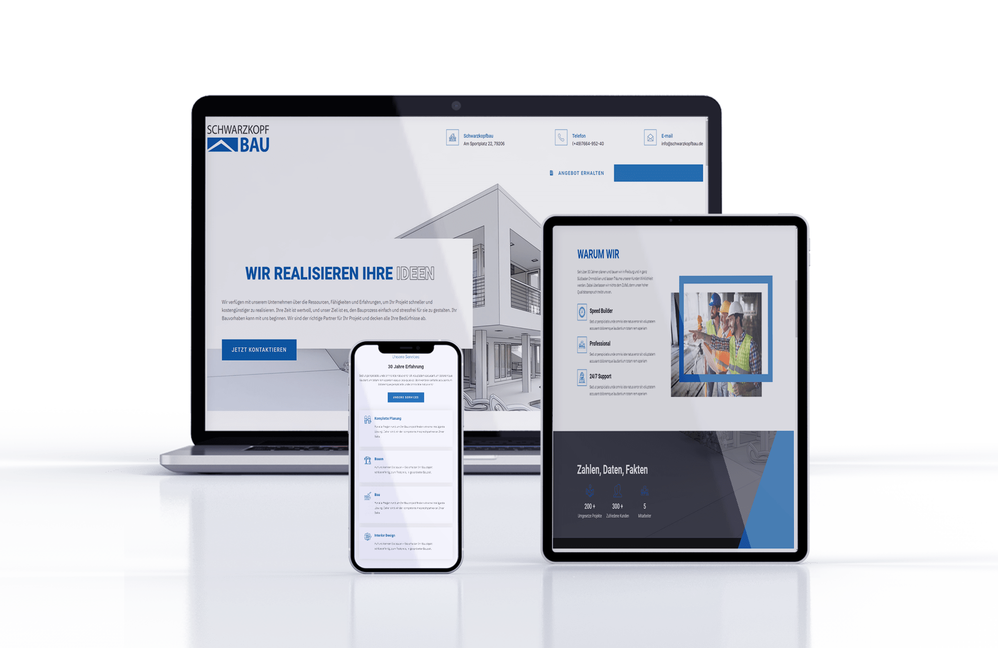 Webdesign - Schwarzkopfbau (DE)