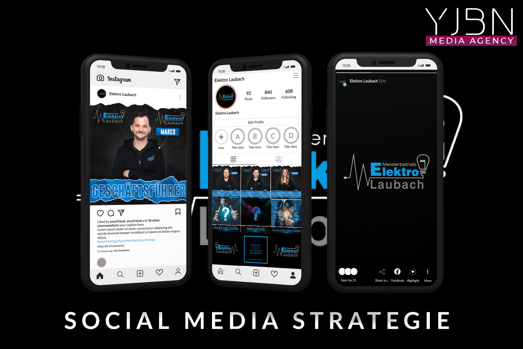 Social Media Strategie - Elektro Laubach (DE)